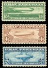 U.S. Airmail, 1930 Graf Zeppelin complete. VF