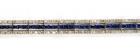 Sapphire, Diamond, 14K White Gold Bracelet