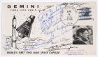 Gemini Program, c1964, Fifteen Astronaut Autographs