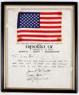 Apollo 9, 1969, FLOWN US Flag