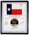 Apollo 11, 1969, FLOWN "Texas" State Flag