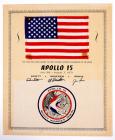 WITHDRAWN - Apollo 15, 1971, FLOWN US Flag