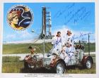 Apollo 17, 1972, Gene Cernan, Ron Evans & Harrison Schmitt Autographs