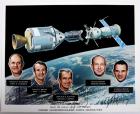 ASTP, 1975, Crew-Signed NASA Lithograph