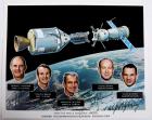 ASTP, 1975, Crew-Signed NASA Lithograph