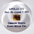 Apollo 15, 1971, FLOWN Gold Mylar Foil