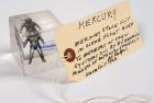 Mercury Program, 1960s, Lucite Paperweight