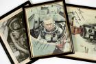 Gemini Program, c1965, Lot of Four Different Autographed Astronaut Photos