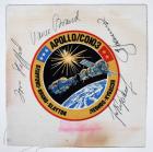 ASTP, 1975, FLOWN Beta Cloth Autographed Crew Patch