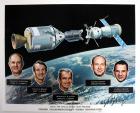 ASTP, 1975, Stafford, Brand, Slayton, Leonov & Kubasov Autographs