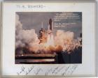 STS-3, 1982, Signed Presentation Launch Photo