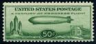 U.S. Airmail, 1933, 50¢ Chicago Zeppelin. P.S.E. F