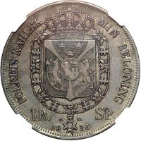 Sweden. Riksdaler Specie, 1836-CB. NGC EF45 - 2