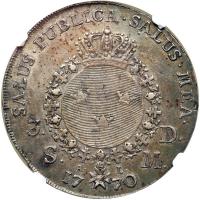 Sweden. Riksdaler, 1770-AL. NGC EF - 2