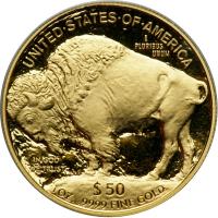 2006-W. $50 Amereican Gold 1 oz Proof Buffalo. PCGS PF68 - 2