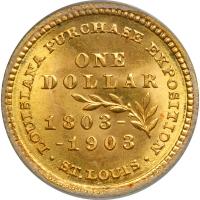 1903 Louisiana Purchase-McKinley Dollar. PCGS MS65 - 2