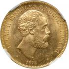 Sweden. 20 Kronor, 1873-ST. NGC MS63