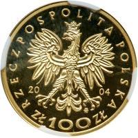 Poland. 100 Zlotych, 2004. NGC PF69 - 2