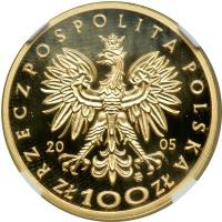 Poland. 100 Zlotych, 2005. NGC PF69 - 2