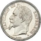 France. 5 Francs, 1870-A. BU