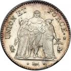 France. 5 Francs, L'AN 7- (1798-1799) A. EF