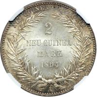 German New Guinea. 2 Mark, 1894-A. NGC MS65 - 2