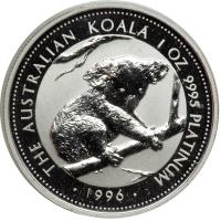 Australia. Platinum 100 Dollars, 1996. BU - 2