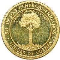 Central American Republic. 50 Pesos, 1970. PF - 2