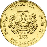 Singapore. 10, 5, 2 and 1 Dollar, 1983. BU - 2