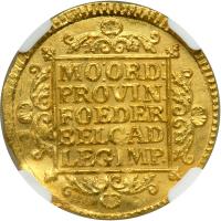 Netherlands - Holland. Ducat, 1729. NGC MS63 - 2