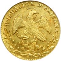 Mexico. 2 Escudos, 1863/1 Ga JG. NGC MS61 - 2