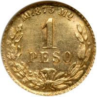 Mexico. 1 Peso, 1886-Mo M. NGC MS62 - 2