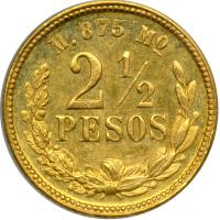 Mexico. 2 ½ Pesos, 1888-Mo M. PCGS MS63 - 2