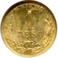 Mexico. 1 Peso, 1900-Mo M. NGC MS65 - 2