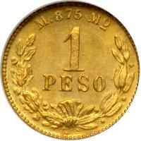 Mexico. 1 Peso, 1903-Mo M. NGC MS64 - 2