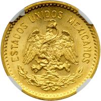 Mexico. 10 Pesos, 1905-M. NGC MS63 - 2