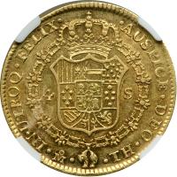 Mexico. 4 Escudos, 1805-Mo TH. NGC EF45 - 2