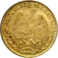 Mexico. 8 Escudos, 1853-Go PF. ANACS AU55 - 2