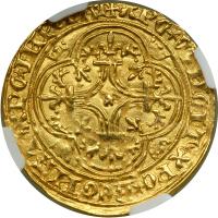 France. Ecu d'or a la couronne, ND. NGC MS63 - 2