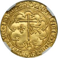 France. 1 Salut d'or, ND. NGC AU58 - 2