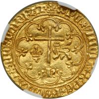 France. 1 Salut d'or, ND. NGC MS61 - 2