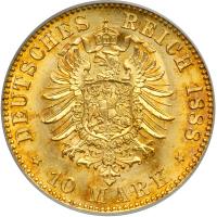 German States - Prussia. 10 Marks, 1888-A. PCGS MS66 - 2