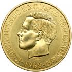 Greece. Medallic 100 Drachmai Essai struck in Gold, 1968. BU