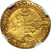 Italian States - Naples. 1 Scudo d'oro, ND. NGC EF40 - 2