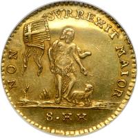 Malta. 20 Scudi, 1764. NGC MS62 - 2