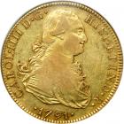 Mexico. 8 Escudos, 1791-Mo FM. NGC EF45