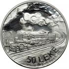 Albania. Medallic 50 Leke Essai struck in Palladium, 1986. PF