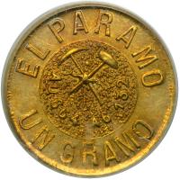 Argentina - Tierra del Fuego. 1 Gramo, 1889. PCGS MS62 - 2