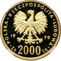 Poland. 2000 Zlotych, 1979. NGC PF67 - 2