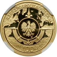 Poland. 100 Zlotych, 2008. NGC PF69 - 2